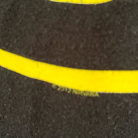 NIRVANA Smiley Face 2012 Black Tee Men's Size 2 XL XXL Kesha Tee Oversized - Picture 3 of 9